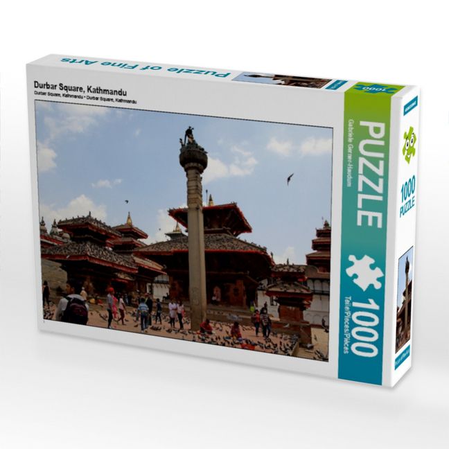 Produktbild: CALVENDO Puzzle Durbar Square, Kathmandu | 1000 Teile Lege-Gr&ouml;&szlig;e 64x48cm Foto-Puzzle f&uuml;r gl&uuml;ckliche Stunden