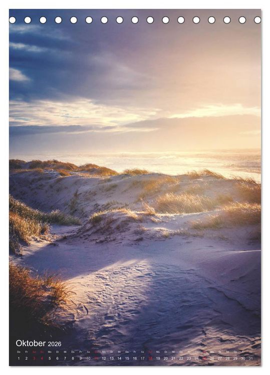 Produktbild: Farbenpracht Nordsee (Tischkalender 2026 DIN A5 hoch), CALVENDO Monatskalender
