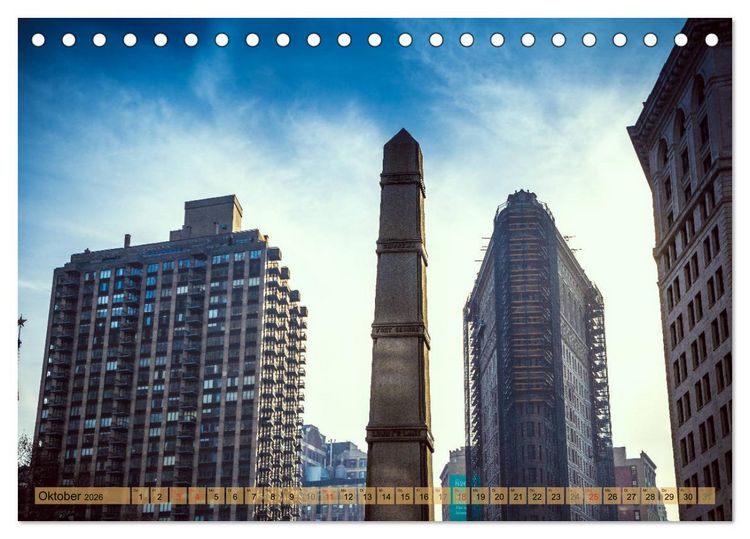 Produktbild: New York - Stadt der Wolkenkratzer (Tischkalender 2026 DIN A5 quer), CALVENDO Monatskalender
