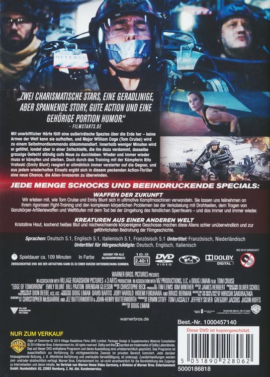 Produktbild: Edge of Tomorrow