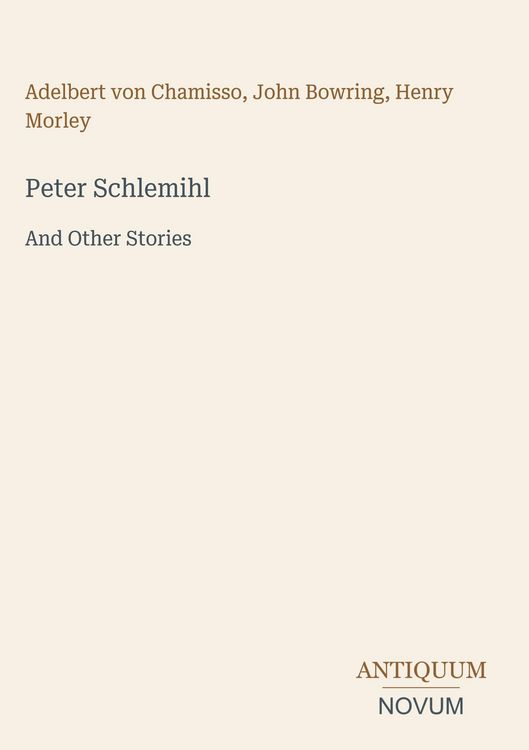 Produktbild: Peter Schlemihl