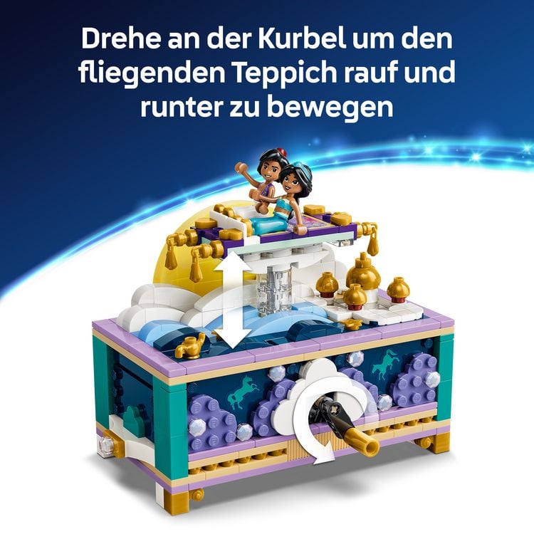 Produktbild: LEGO ǀ Disney Princess 43295 Jasmins Schmuckk&auml;stchen, Bauspielzeug f&uuml;r Kinder ab 6 Jahren