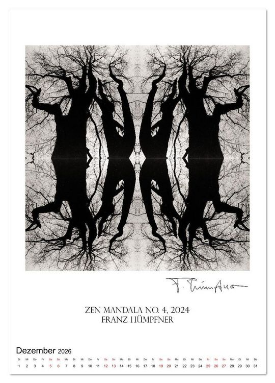 Produktbild: Mandala Artworks - Kunstkalender von Franz Huempfner (Wandkalender 2026 DIN A4 hoch), CALVENDO Monatskalender