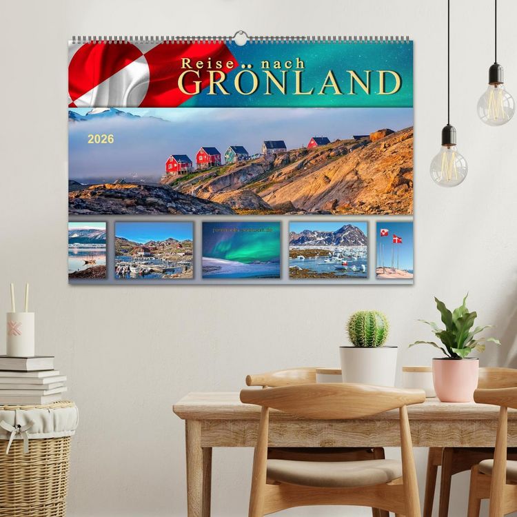 Produktbild: Reise nach Gr&ouml;nland (Wandkalender 2026 DIN A2 quer), CALVENDO Monatskalender