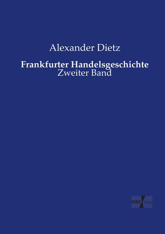 Produktbild: Frankfurter Handelsgeschichte