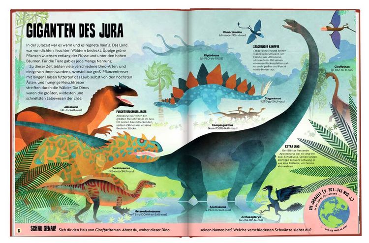 Produktbild: Mein saurierstarker Dino-Atlas