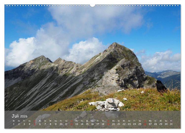 Produktbild: Ammergauer Alpen (hochwertiger Premium Wandkalender 2026 DIN A2 quer), Kunstdruck in Hochglanz