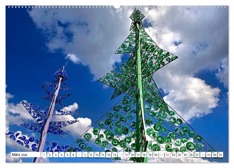 Produktbild: Gl&auml;serne Attraktionen - Glaskunst im Bayerischen Wald (Wandkalender 2026 DIN A2 quer), CALVENDO Monatskalender