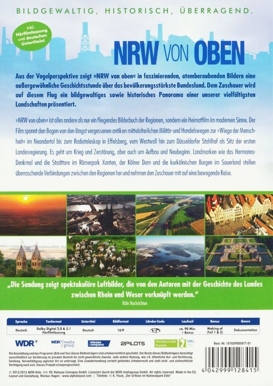 Produktbild: NRW von oben