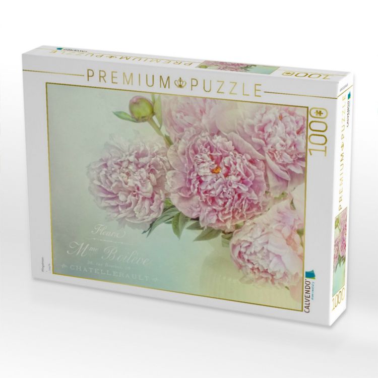 Produktbild: CALVENDO Puzzle Pfingstrosen | 1000 Teile Lege-Gr&ouml;&szlig;e 64x48cm Foto-Puzzle f&uuml;r gl&uuml;ckliche Stunden