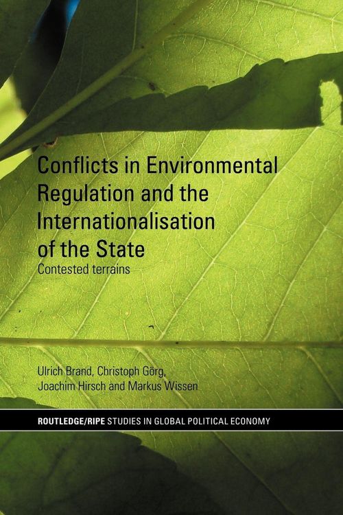 Produktbild: Conflicts in Environmental Regulation and the Internationalisation of the State