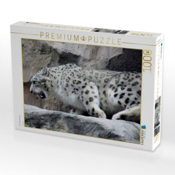 Produktbild: CALVENDO Puzzle Der Schneeleopard | 1000 Teile Lege-Gr&ouml;&szlig;e 64x48cm Foto-Puzzle f&uuml;r gl&uuml;ckliche Stunden