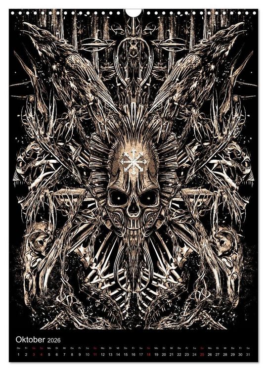 Produktbild: BLOODBOY/DARK ILLUSTRATION (Wandkalender 2026 DIN A3 hoch), CALVENDO Monatskalender