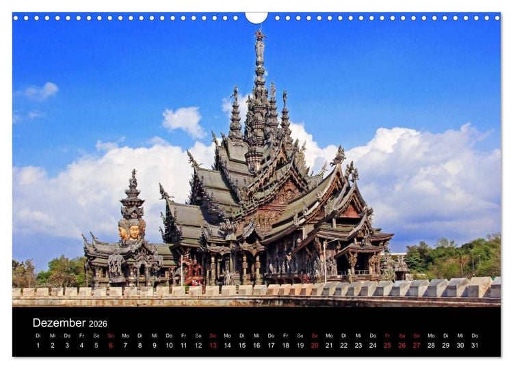 Produktbild: Sch&ouml;nes Thailand (Wandkalender 2026 DIN A3 quer), CALVENDO Monatskalender