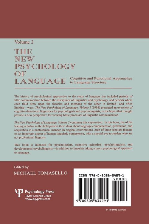 Produktbild: The New Psychology of Language