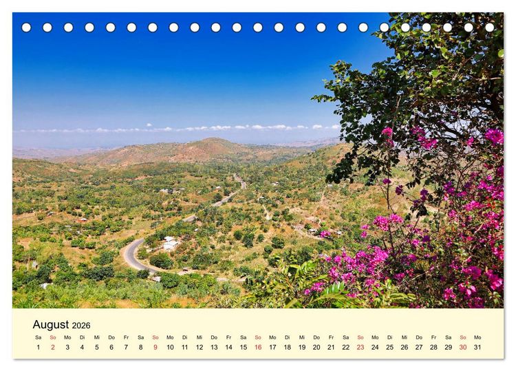 Produktbild: Traumhaftes Malawi (Tischkalender 2026 DIN A5 quer), CALVENDO Monatskalender