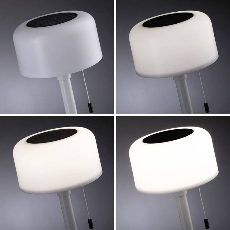 Produktbild: Paulmann 94606 Bartja Solar-Tischlampe 1.6W Warmwei&szlig; Wei&szlig;