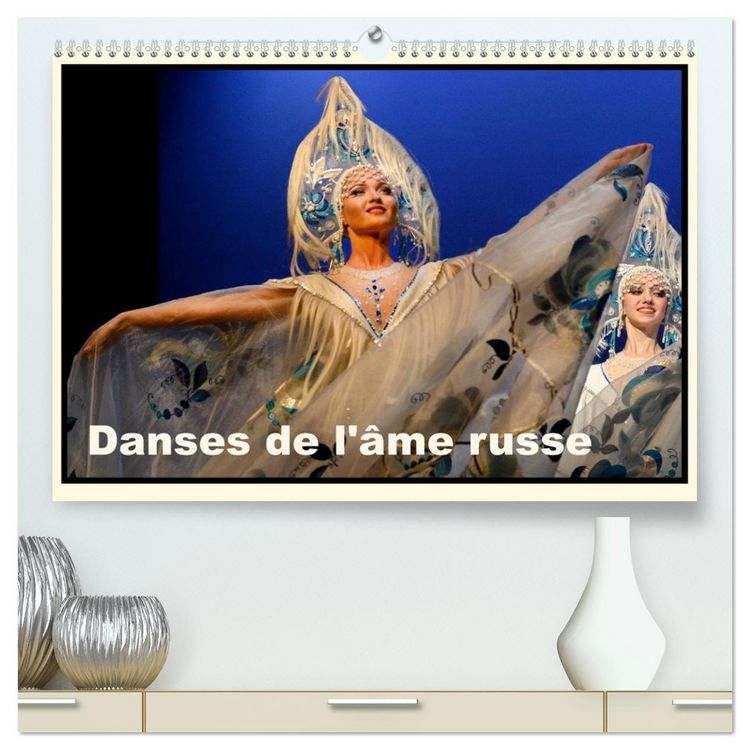Produktbild: Danses de l'&acirc;me russe (Calendrier mural 2026 DIN A2 vertical) calendrier de bureau