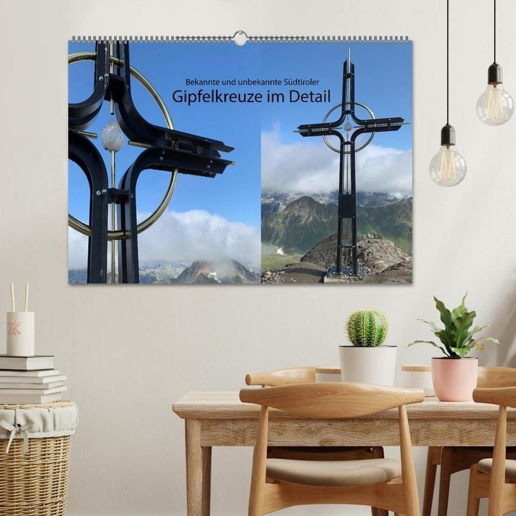 Produktbild: Bekannte und unbekannte S&uuml;dtiroler Gipfelkreuze im Detail (Wandkalender 2026 DIN A2 quer), CALVENDO Monatskalender
