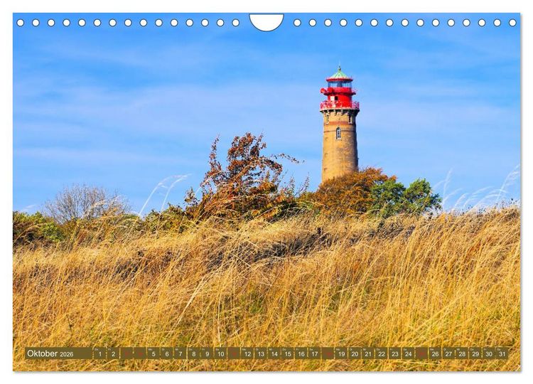 Produktbild: Kap Arkona und das alte Fischerdorf Vitt (Wandkalender 2026 DIN A4 quer), CALVENDO Monatskalender