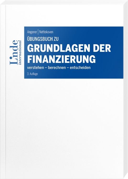 Produktbild: &Uuml;bungsbuch zu Grundlagen der Finanzierung