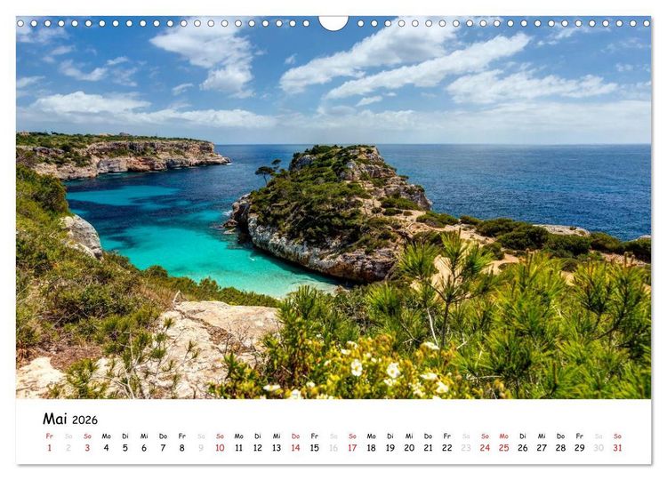 Produktbild: Wildes und romantisches Mallorca (Wandkalender 2026 DIN A3 quer), CALVENDO Monatskalender