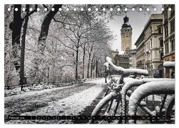 Produktbild: Leipzig Kalender Perspektiven (Tischkalender 2026 DIN A5 quer), CALVENDO Monatskalender