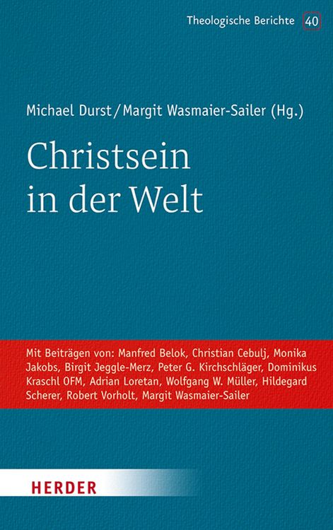 Produktbild: Christsein in der Welt