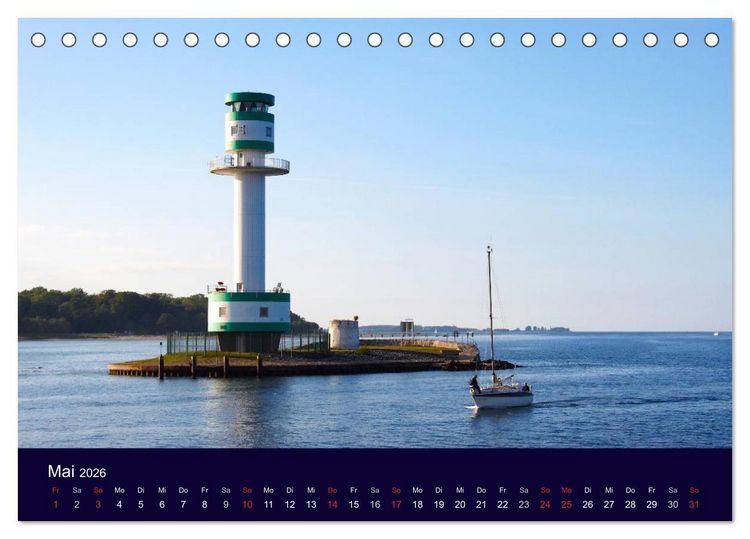 Produktbild: Rund um die Kieler F&ouml;rde (Tischkalender 2026 DIN A5 quer), CALVENDO Monatskalender