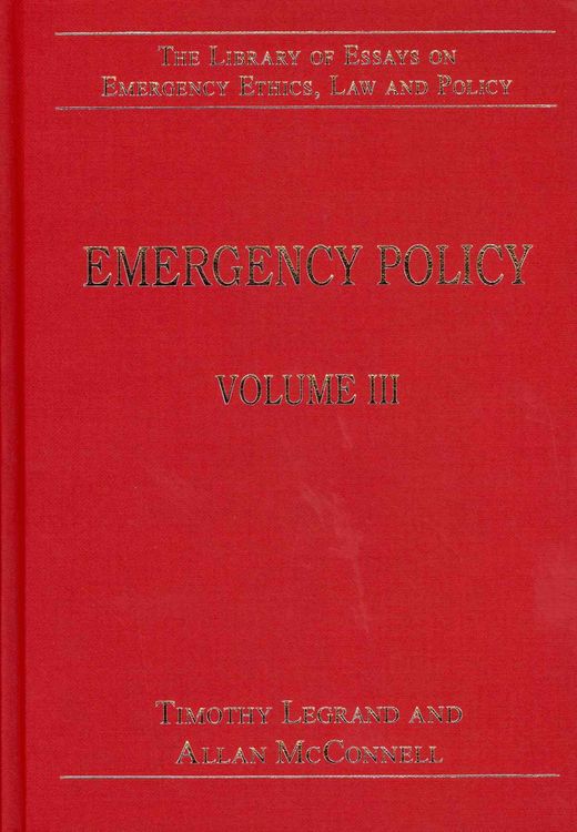 Produktbild: Emergency Policy