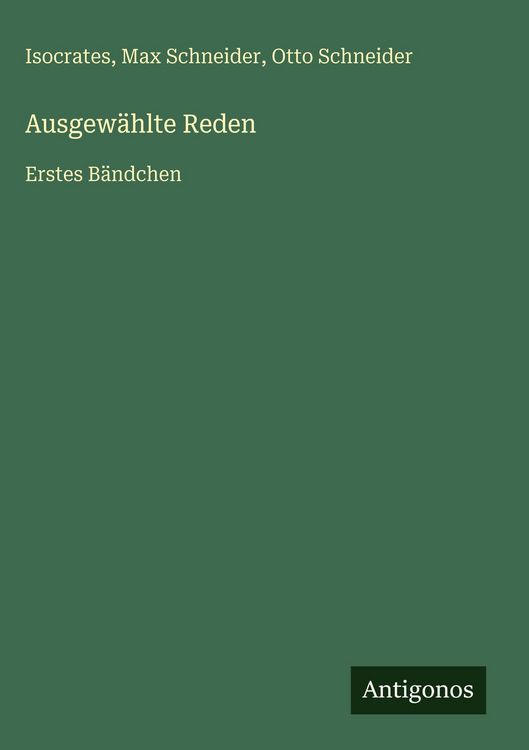 Produktbild: Ausgew&auml;hlte Reden