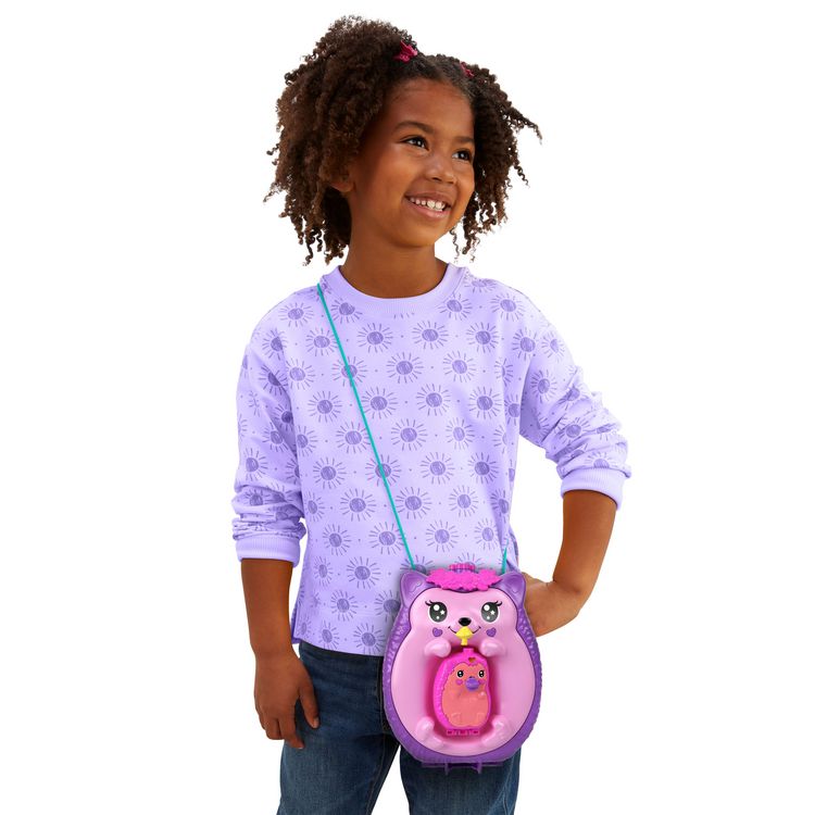 Produktbild: Polly Pocket Mama & Baby Igel Handtaschen-Spielset mit 2 Puppen & 16 Accessoir