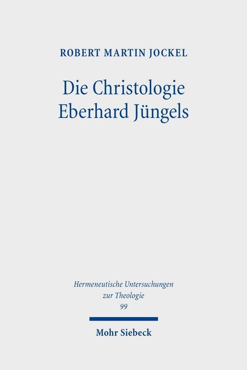 Produktbild: Die Christologie Eberhard J&uuml;ngels