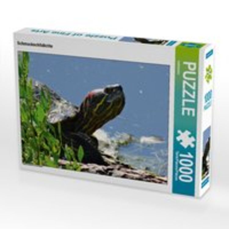 Produktbild: CALVENDO Puzzle Schmuckschildkr&ouml;te 1000 Teile Lege-Gr&ouml;&szlig;e 64 x 48 cm Foto-Puzzle Bild von kattobello