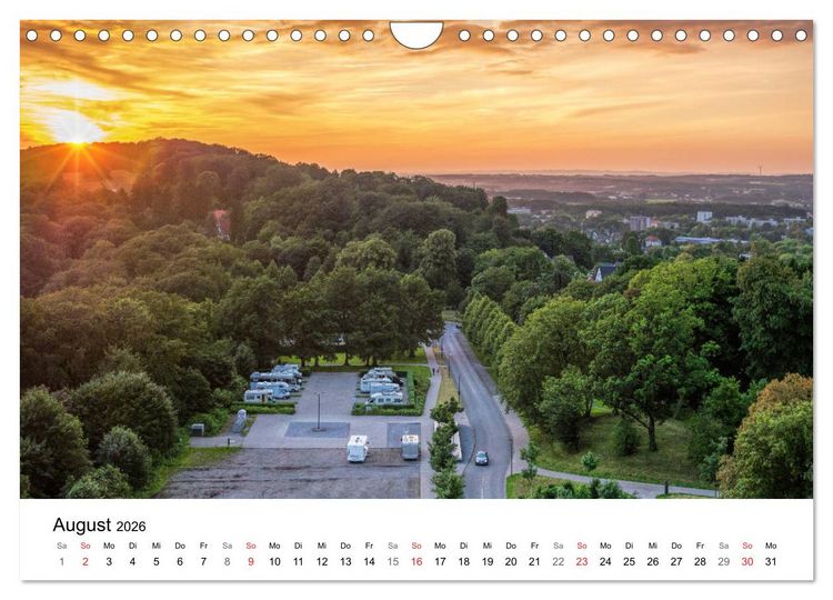 Produktbild: BIELEFELD aus der Vogelperspektive (Wandkalender 2026 DIN A4 quer), CALVENDO Monatskalender
