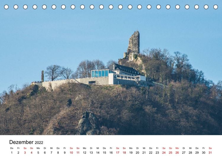 Produktbild: Der Drachenfels - Sch&ouml;ne Aussichten (Tischkalender 2022 DIN A5 quer)