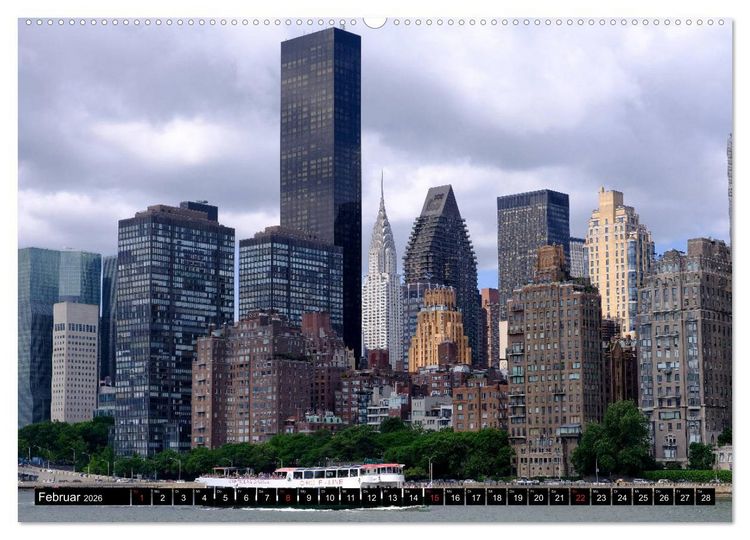 Produktbild: New York - 4 Tage unterwegs im Big Apple (hochwertiger Premium Wandkalender 2026 DIN A2 quer), Kunstdruck in Hochglanz