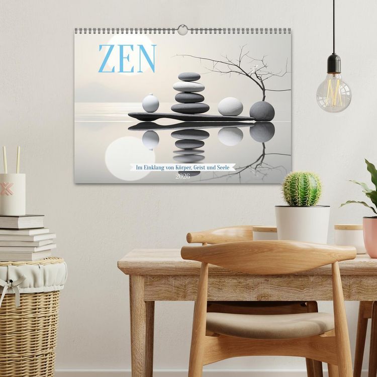 Produktbild: Zen (Wandkalender 2026 DIN A3 quer), CALVENDO Monatskalender