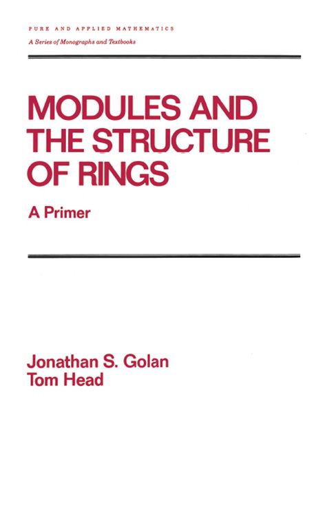 Produktbild: Modules and the Structure of Rings