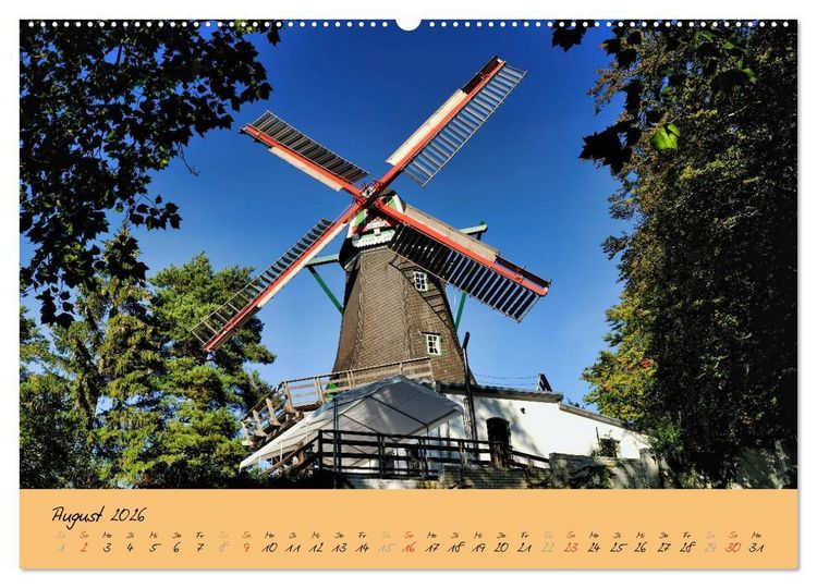 Produktbild: Bergedorf Hamburgs Perle an der Bille (hochwertiger Premium Wandkalender 2026 DIN A2 quer), Kunstdruck in Hochglanz