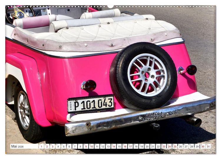 Produktbild: Best of Jeepster - Das Cabrio von Willys-Overland (hochwertiger Premium Wandkalender 2026 DIN A2 quer), Kunstdruck in Hochglanz