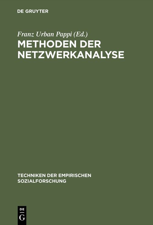 Produktbild: Methoden der Netzwerkanalyse