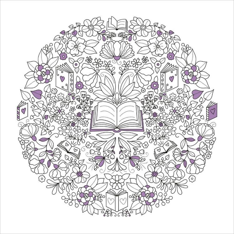 Produktbild: I Love Books &ndash; Ausmalbuch