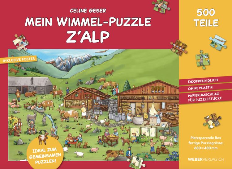 Produktbild: Mein Wimmel-Puzzle z'Alp