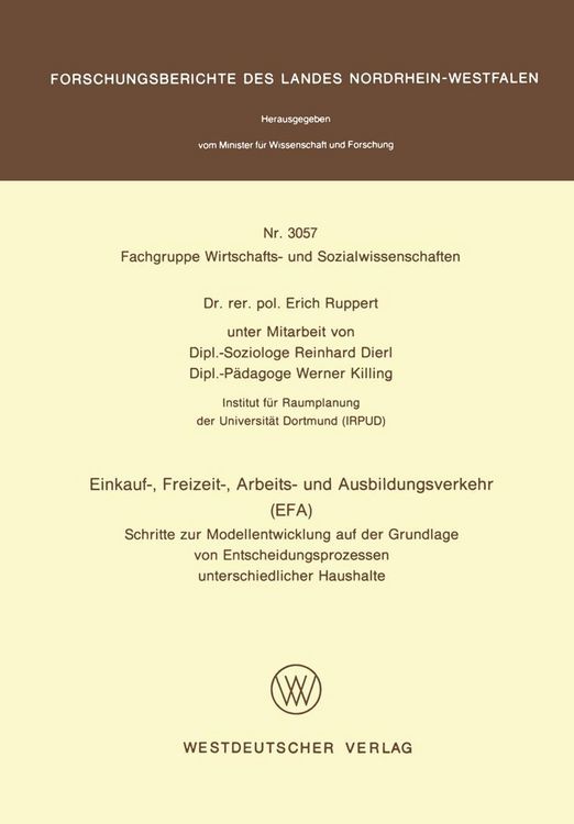 Produktbild: Einkauf-, Freizeit-, Arbeits- und Ausbildungsverkehr (EFA)