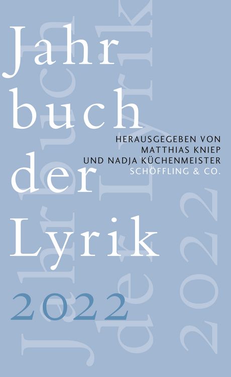 Produktbild: Jahrbuch der Lyrik 2022