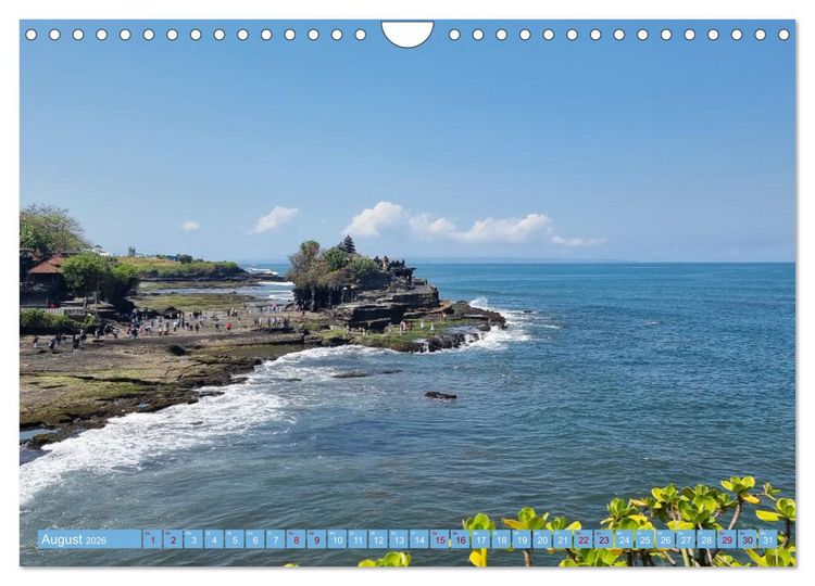 Produktbild: Bali - G&ouml;tterinsel (Wandkalender 2026 DIN A4 quer), CALVENDO Monatskalender