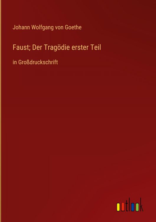 Produktbild: Faust; Der Trag&ouml;die erster Teil