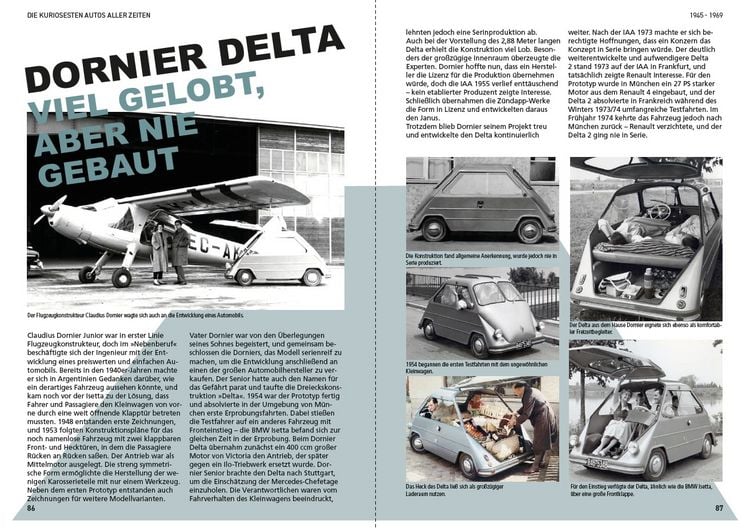 Produktbild: Die kuriosesten Autos aller Zeiten