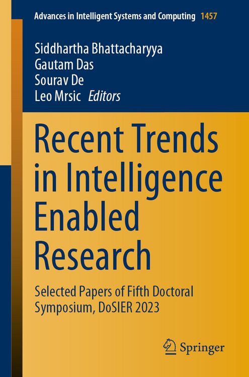 Produktbild: Recent Trends in Intelligence Enabled Research